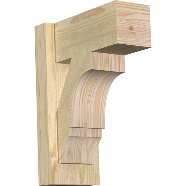 Ekena Millwork Balboa Block Rough Sawn Outlooker, Douglas Fir, 6"W x 12"D x 16"H OUT06X12X16BOA05RDF - main
